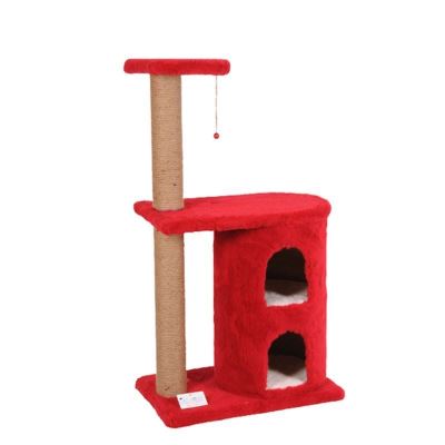 Standart Cat Hause S03 İki Yuvalı Kedi Tırmalama Evi